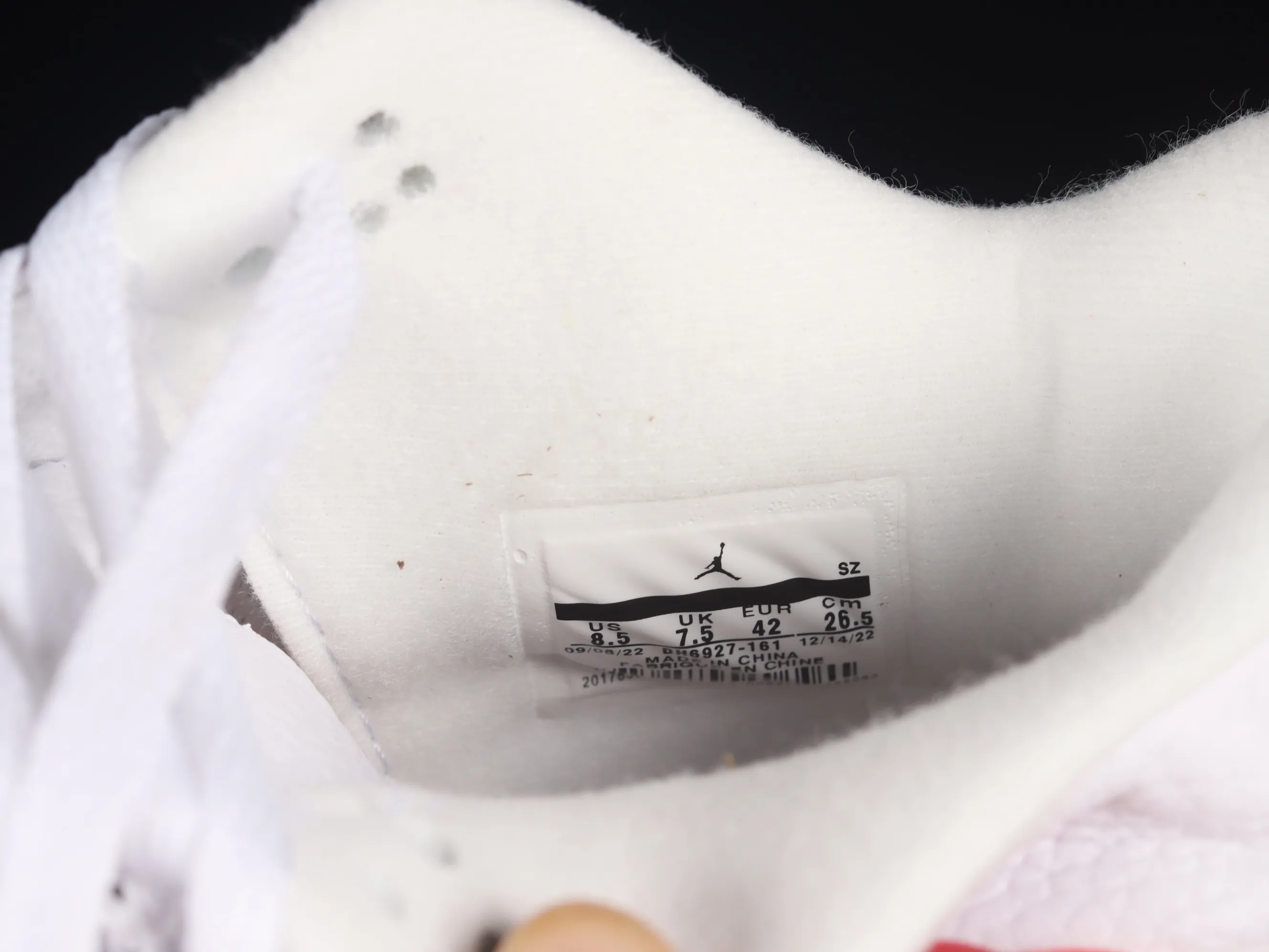 All categories Air Jordan Jordan series basketball shoes Air Jordan 4 Air Jordan 4 Red "Cement" AJ4 Joe 4 red cement reverse flame red DH6927-161